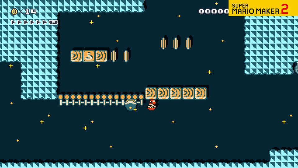 Vidéo de Mario qui traverse un niveau avec le thème Bateau volant.